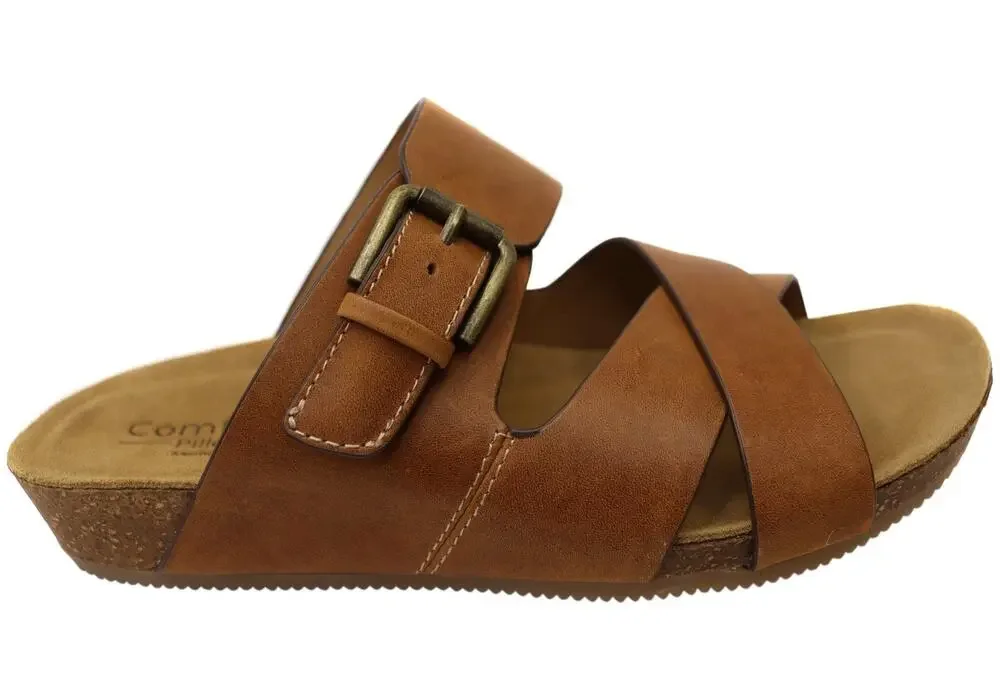 COMFORTIVA WOMENS GERVAISE GINGER TAN 10 M